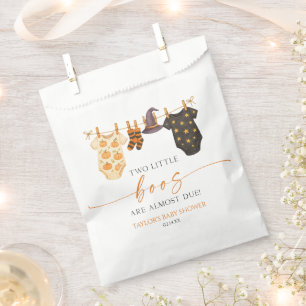 Two Little Boos Are Almost Due! Twins Baby Shower Favour Bags