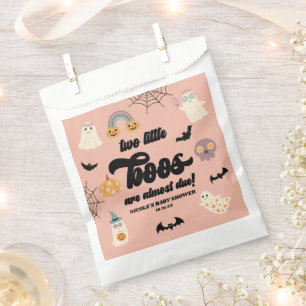 Two Little Boos Twins Halloween Baby Shower Favour Bags