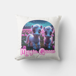 Two little cute ponies — Magic Queen Cushion
