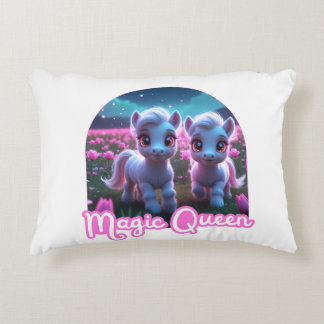 Two little cute ponies — Magic Queen Decorative Cushion