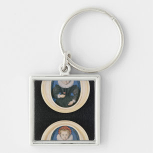 Two Little girls, 1590 Key Ring