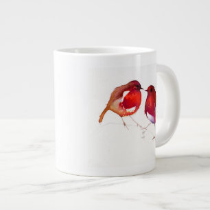 Two Little Ink Birds 2014 Large Coffee Mug