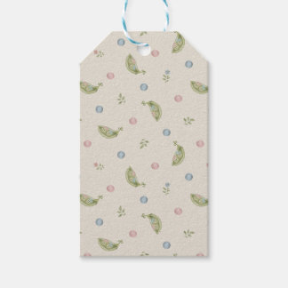 Two Little Peas in a Pod Twin Baby Gift Tags