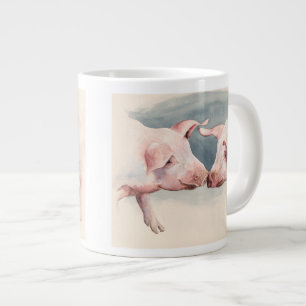 Two Little Piggies 2012 Large Coffee Mug