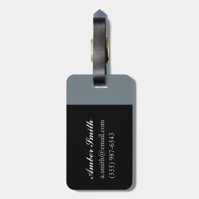 Two Little Piggies 2012 Luggage Tag (Back Vertical)