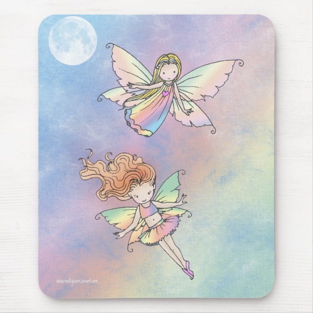 Two Little Pixies Mousepad (Front)
