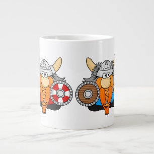 Two Little Vikings Large Coffee Mug