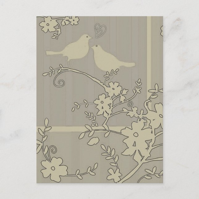 Two Love Birds ~ Postcard (Front)