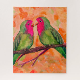 two lovebird parrots Puzzle