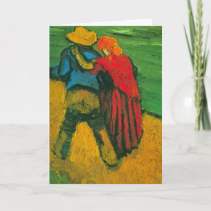 Two Lovers by Vincent van Gogh Card