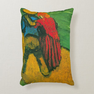 Two Lovers by Vincent van Gogh Decorative Cushion