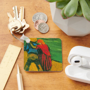 Two Lovers by Vincent van Gogh Key Ring