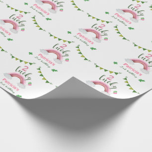 Two Lucky 2nd Birthday Wrapping Paper