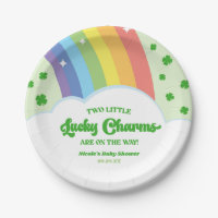 Two Lucky Charms Rainbow Twins Baby Shower