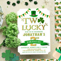 Two Lucky St. Patrick's Day 2nd Birthday