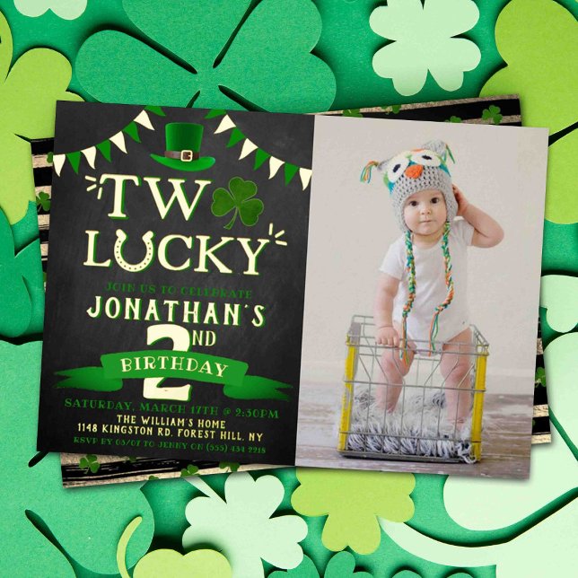 Two Lucky St. Patrick's Day 2nd Birthday Real (Creator Uploaded)