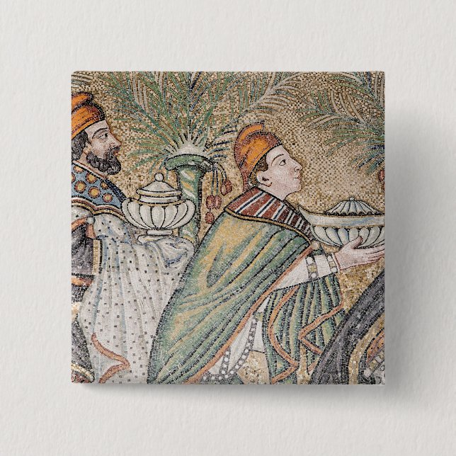 Two Magi 15 Cm Square Badge (Front)