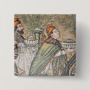 Two Magi 15 Cm Square Badge