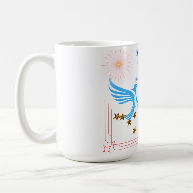 Two Majestic Birds Coffee Mug (Left)