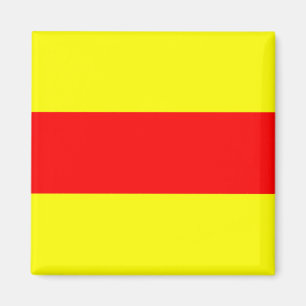 two maritime nautical alphabet number symbol flag  magnet