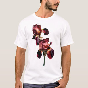 Two Maroon and Yellow Irises T-Shirt