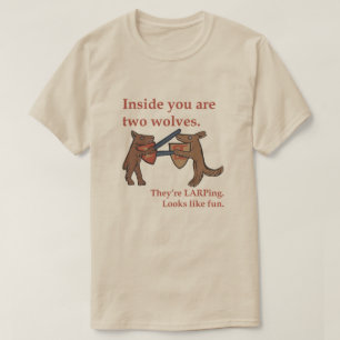 Two Medieval Wolves T-Shirt