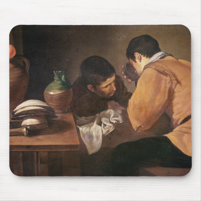 Two Men at Table, c.1620-21 Mouse Mat (Front)