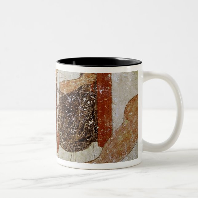 Two men, from the Tomb of the Augursx Two-Tone Coffee Mug (Right)