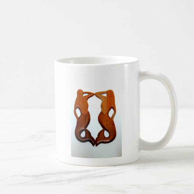 two mermaids coffee mug (Right)