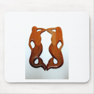 two mermaids mouse mat