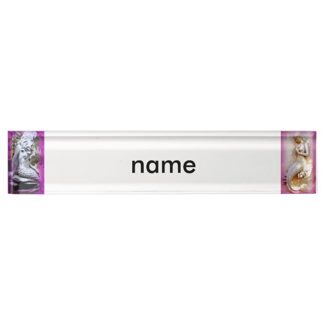 two mermaids nameplate (Front)