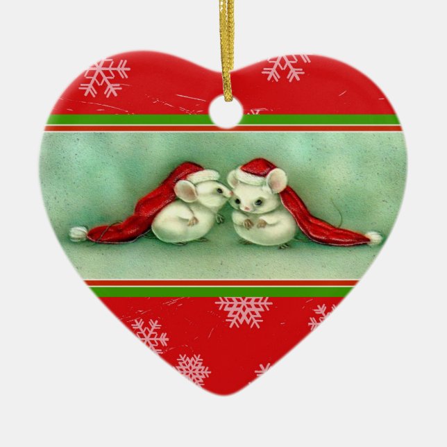 Two Mice have a Christmas Secret Ornament (Front)