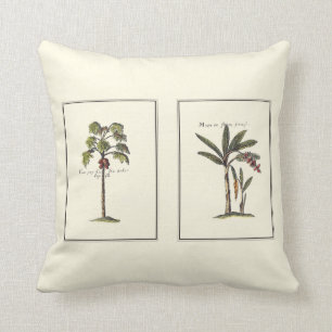 Two Miniature Framed Palm Trees Cushion