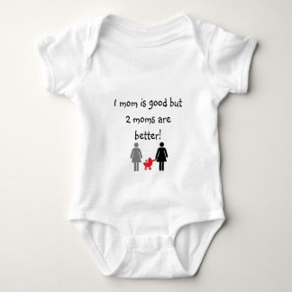 Two mommies baby bodysuit