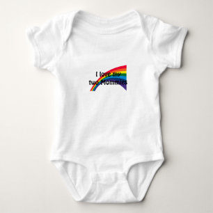 Two Mommies Baby Bodysuit