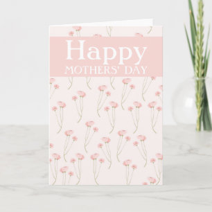 Two Moms Happy Gay Mothers Day Flowers Card