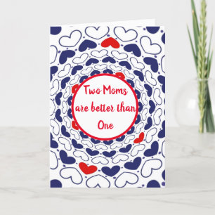 Two Moms Mother's Day Card