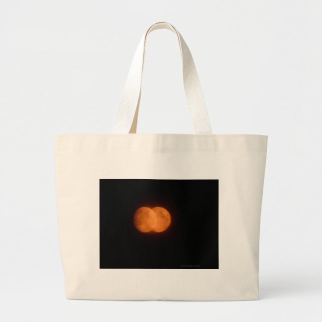 Two moons large tote bag (Front)