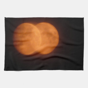 Two moons tea towel