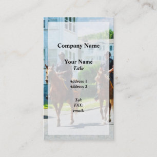 Two Mounted Police Business Card