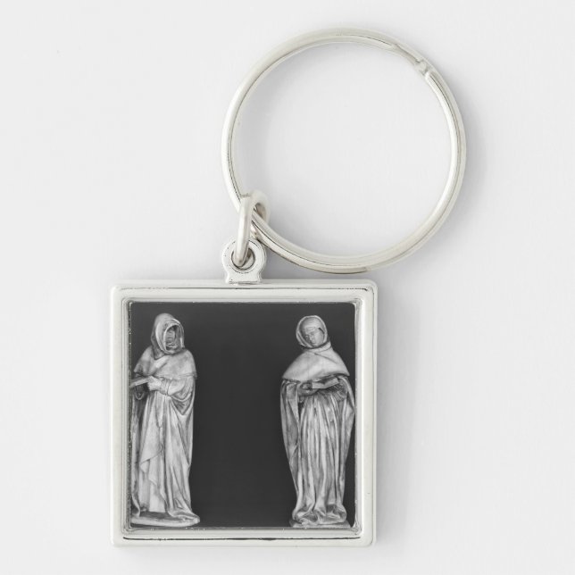 Two Mourners Key Ring (Front)
