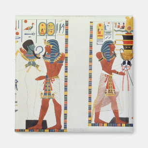 Two Murals from the Tombs of the Kings of Thebes, Magnet