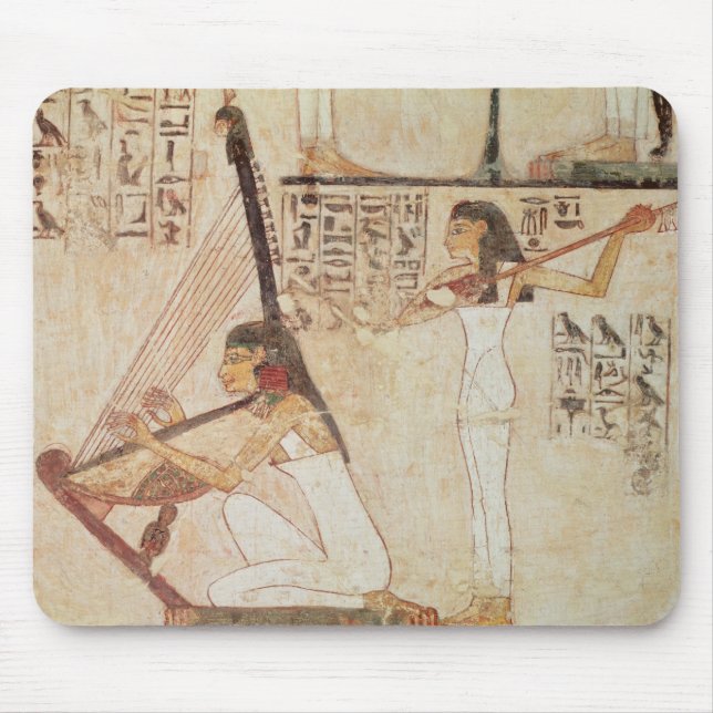 Two Musicians, from the Tomb of Rekhmire Mouse Mat (Front)