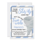 Two-Nado Tornado Second Birthday Party Inivitation