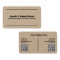 Two Names QR Kraft Business Card