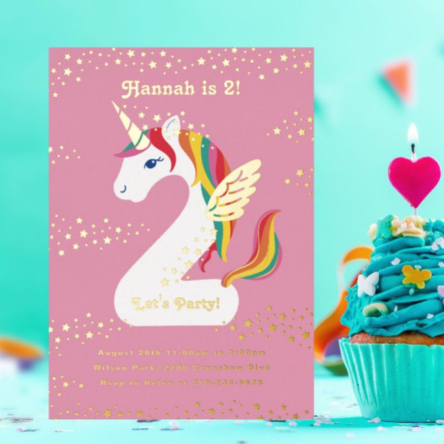 Two nicorn Unicorn Second Birthday Party (Creator Uploaded)