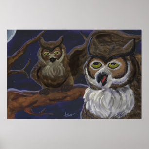 Two Night Owls Poster
