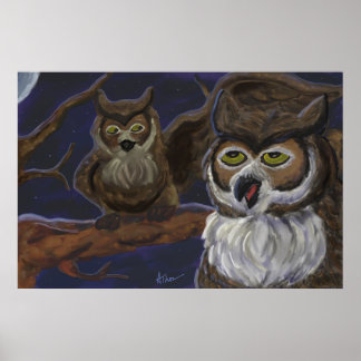 Two Night Owls Poster