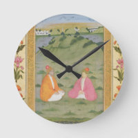 Two nobles seated in a landscape, from the Small C