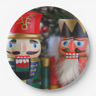 Two nutcrackers paper plate